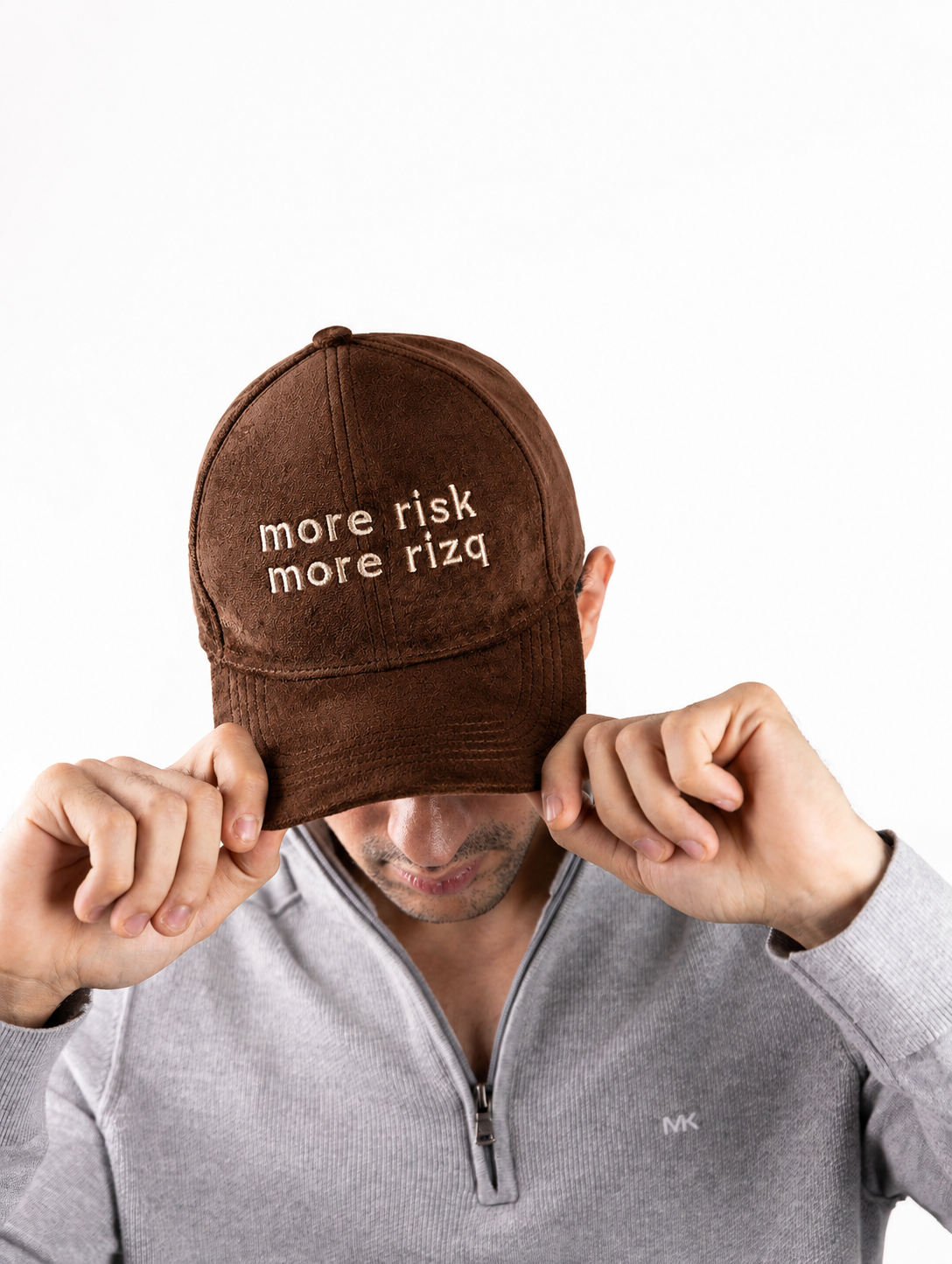 More Risk, More Rizq Slogan Cap