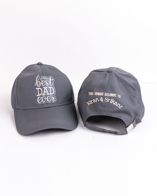 Best Dad Ever - Custom embroidered cap