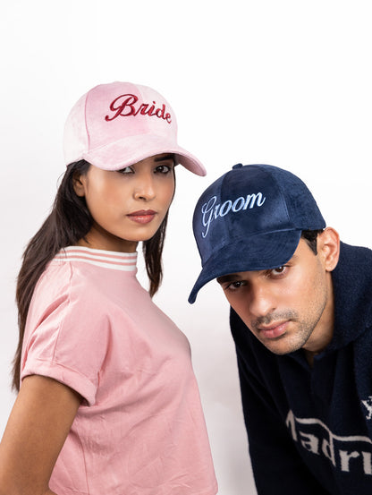 Customised Bride and Groom Caps