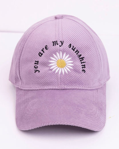 You are my Sunshine cap - with custom name
