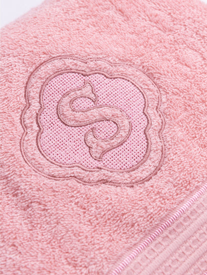 Initial Monogram Embroidered Towel