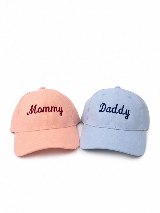 Customised Mommy & Daddy Caps