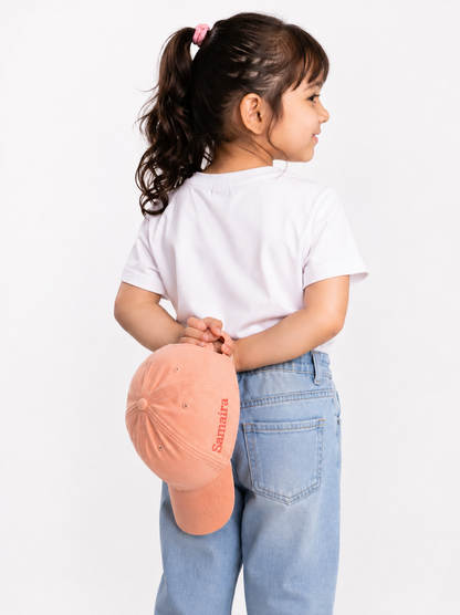 Personalised Name/Initial Embroidered Kids Cap