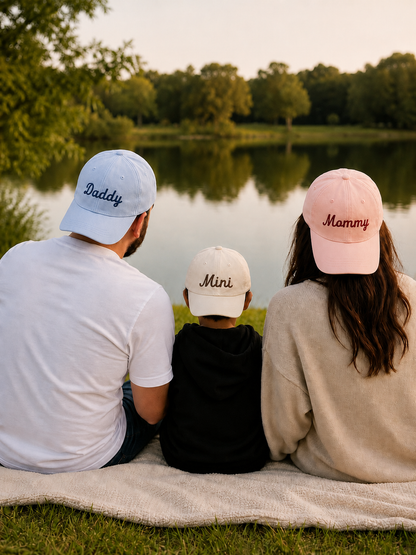 Customised Mommy Daddy & Mini Cap