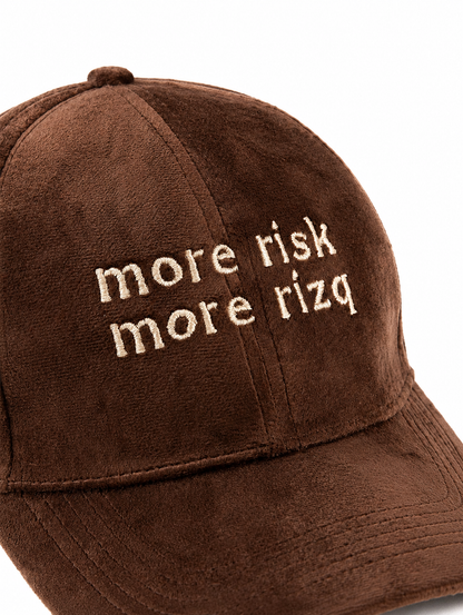 More Risk, More Rizq Slogan Cap