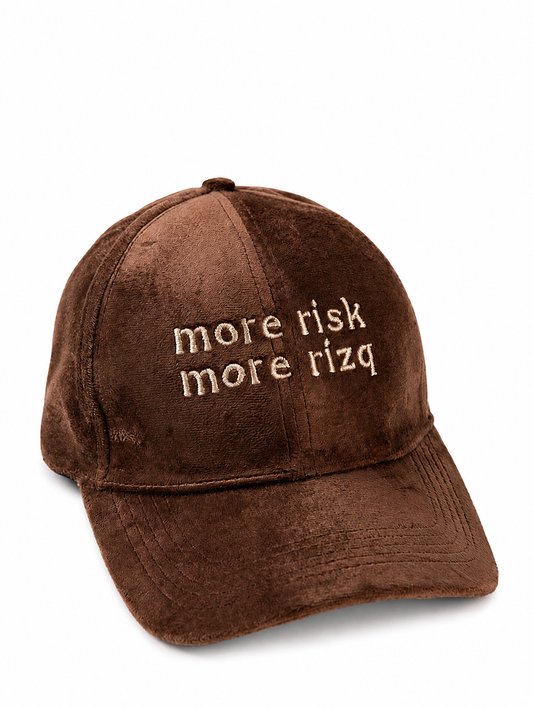 More Risk, More Rizq Slogan Cap
