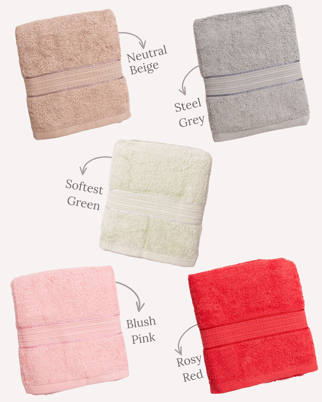 Initial Emblem Embroidered Towel