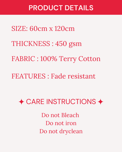 Fully Customised Towel - Upload Your Own Design